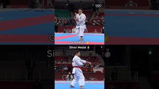 Karate in motion👌 Ryo Kiyuna and Damian Quintero Tokyo2020 Kata performance🥋Olympics Sports [upl. by Hebert]