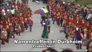 Narrentreffen Dürbheim Probeschnitt NZ Aixheim [upl. by Tamqrah]