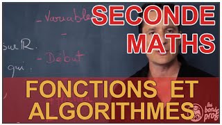 Fonctions et algorithmes  Maths seconde  Les Bons Profs [upl. by Yrtnahc]