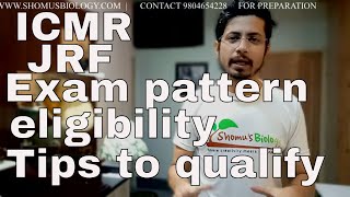 ICMR JRF preparation  ICMR exam pattern form release date and eligibility criteria [upl. by Ondrej]