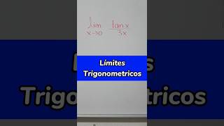 LIMITES TRIGONOMETRICOS limites algebra matemática viral [upl. by Aymahs]