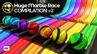 Huge Marble Races Compilation  marblerun 3d animation blender marblemachine [upl. by Cormack428]