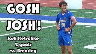 Cranford 2 Brearley 1  HS Boys Soccer  Josh Ketschke 2 Goals [upl. by Wallinga]