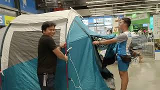 paano mag set up ng DECATHLON TENT QUECHUA ARPENAZ FAMILY 41 [upl. by Lowry]