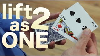 Double Lift  Double Turn Over Card Trick TUTORiAL SERiES PiLOT [upl. by Aliza]