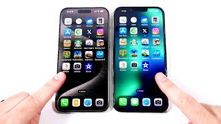 iPhone 15 Pro Max vs iPhone 13 Pro Max Speed Test [upl. by Yanel782]