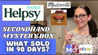 WHAT SOLD in 90 Days Helpsy Source Madewell Secondhand Clothing Mystery Box  Reselling Online [upl. by Aan]