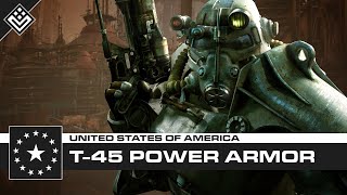 T45 Powered Combat Infantry Armor  Fallout [upl. by Ekeiram]