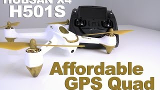 HUBSAN X4 H501S  Affordable GPS Quad with Follow Me Review [upl. by Nylirek]