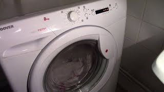 LOUD Hoover Vision Tech Washing Machine 2 hour program [upl. by Grimbal38]