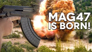 EXPLOSIVE AK Mag Release  650LB Binary BOOM  XTECH MAG47 [upl. by Siekram]