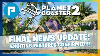 Planet Coaster 2 News Update Custom Audio Billboards amp More New Features Confirmed [upl. by Bille796]