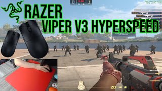 Razer Viper V3 HyperSpeed Review on CS2 Good mouse for 2024 [upl. by Dielle]