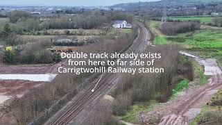 Cork  Midleton Railway  Double track expansion project  update 1 [upl. by Jezebel]