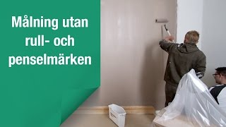 Så här uppnår du ett enhetligt resultat genom att måla våttivått [upl. by Asilad]