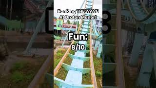 Ranking YOUR Favourite Rides pt16  The Wave Drayton Manor [upl. by Hawley]