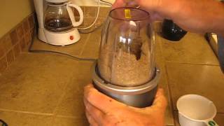 Making Flax Meal is a Snap with the NutriBullit [upl. by Tnahs]