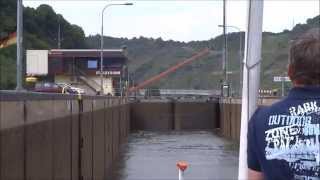 mit dem Schiff von StAldegund Mosel Schleuse nach Mesenich [upl. by Viva]