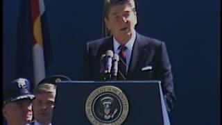 President Reagan’s Remarks at the USAF Academy Graduation on May 30 1984 [upl. by Yekram816]