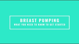 Tommee Tippee  Breastpumping Guide  The Positive Birth Company [upl. by Evvy]