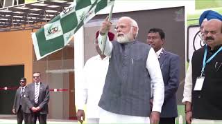 PM Flags Off OIL Hydrogen Bus [upl. by Merriott]