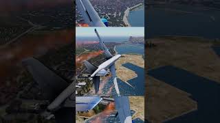 Big Jumbo PLane Crash Emergency Landing reel shorts 8 [upl. by Cindee]