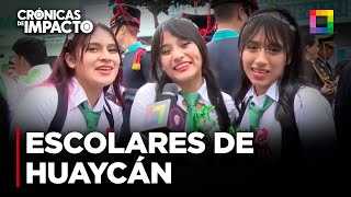 Crónicas de Impacto  JUL 29  ESCOLARES DE HUAYCÁN SORPRENDIERON A TODOS OTRA VEZ  Willax [upl. by Gathers]