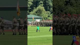 Einmarsch Ehrenzug Jägerbataillon 91🦅🇩🇪bundeswehr militär soldaten marsch tradition musik [upl. by Sayed]