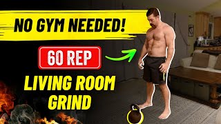 Single Kettlebell Total Body Living Room Routine No More Excuses  Coach MANdler [upl. by Adrien938]