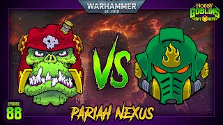 Orks vs Salamanders A Warhammer 40k Battle Report  10th Edition 2000pts [upl. by Matland437]