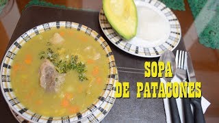 SOPA DE PATACONES  ¿Cómo hacer sopa de patacones RECETA  Cocine con Tuti [upl. by Einwat]