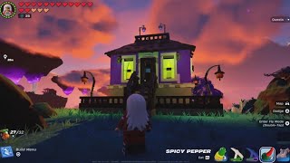 How to build a little haunted house in Lego Fortnite [upl. by Neersin332]