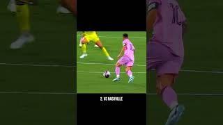 Lionel Messi  Top 5 Goals For Inter Miami messi intermiami lionelmessi [upl. by Ulrikaumeko279]