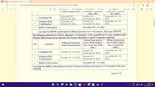 msbte Revised academic calendar 202223 Class test date change झाली Winter exam कधी होणार [upl. by Lucien]