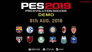 PES 2019 Demo Details PC PS4 Xbox  PLAYABLE ONLINE amp OFFLINE [upl. by Heisel]