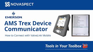 How to Connect Your FIELDVUE™ DVC to ValveLink Mobile Using the AMS Trex Device Communicator [upl. by Agustin]