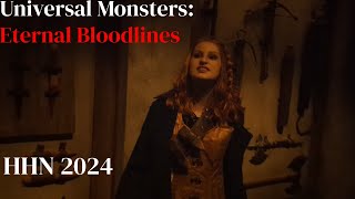 Universal Monsters Eternal Bloodlines 2024 Halloween Horror Nights Hollywood [upl. by Hafler]