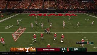 OTSS Y3 CFP Canes vs Tenn [upl. by Yenettirb]