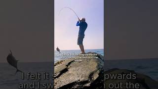 Rock fishing for Giant Trevally [upl. by Avihs]