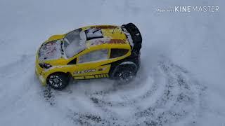 ARRMA Senton 6s rally conversion Snow Fun [upl. by Carie]