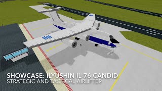 Roblox showcase Ilyushin Il76 Candid [upl. by Batruk972]