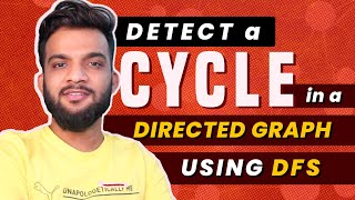 G19 Detect cycle in a directed graph using DFS  Java  C [upl. by Yeleen38]