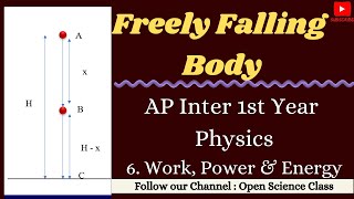 Basic Concepts  AP Inter 1st Year Physics  Freely Falling Body  AP Inter 1st Year Physics  OSC [upl. by Krisha]