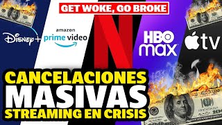 Streaming WOKE COLAPSA Hollywood PIERDE miles de millones en UN AÑO con CANCELACIONES MASIVAS [upl. by Cass]