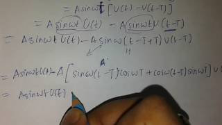 Laplace Transform  Full Wave Rectifier  Periodic Signals [upl. by Ahtiekahs]