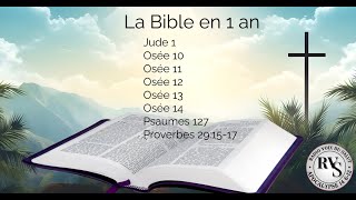 Bible en 1 an  Aujourdhui Dimanche 08 décembre [upl. by Chastain]