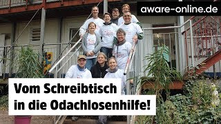 Social Day 2019 Bankangestellte in der Obdachlosenhilfe awareMagazin ProudToHelp [upl. by Apps]