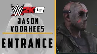 WWE 2K19 Jason Voorhees Entrance Mortal Kombat X Attire [upl. by Assek708]