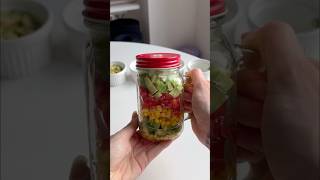 Viral Falafel veggie salad jar  Day 1 of 30 Days of Healthy amp Wellness meals 🥙🍴 recipes [upl. by Drhcir]