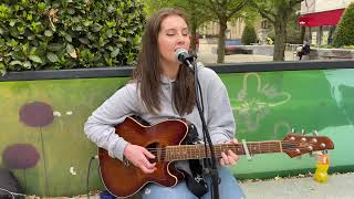 Give It Up  KC amp The Sunshine Band Busking Cover In Blackburn  Ami Alex [upl. by Eilyak]